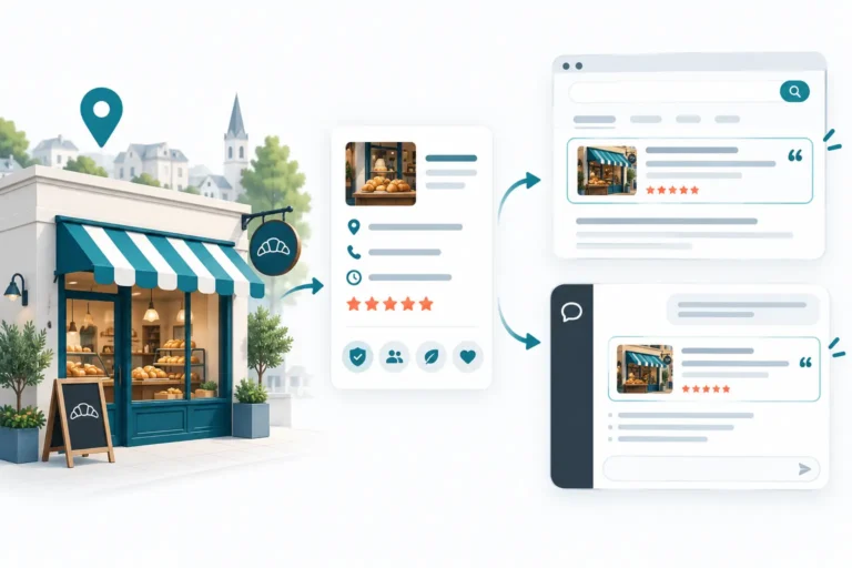 Référencement IA : comment faire apparaître son entreprise dans Google et ChatGPT ? 4 Référencement IA : comment faire apparaître son entreprise dans Google et ChatGPT ?